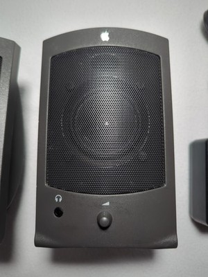 Vintage AppleDesign Powered Speakers II M2497 Pair TESTED WORKING