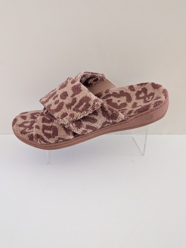 Vionic Women's Relax II Plush Slide Sandals In Pink Multi Size 8 New $100