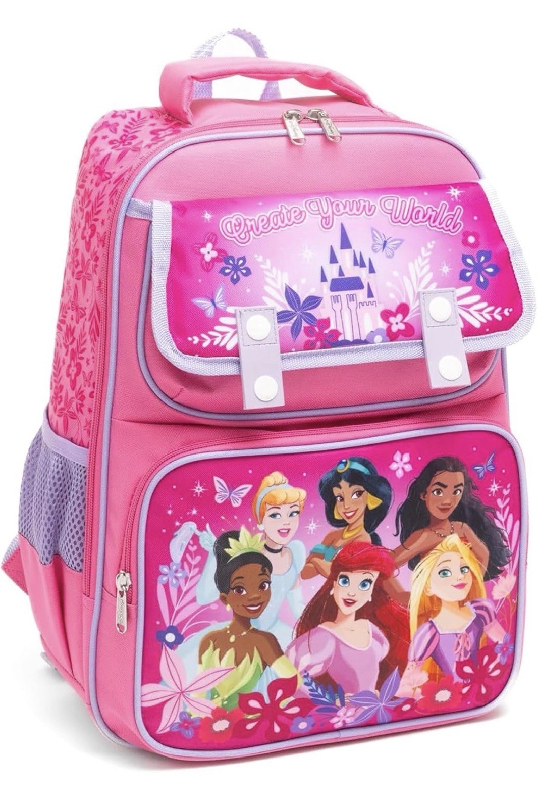 Pink Cartoon Create Your World Adjustable Strap