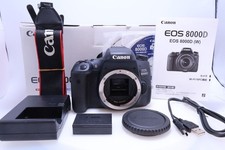 Canon EOS 8000D Body 24.2MP Digital SLR Camera Excellent Condition Boxed