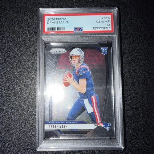 2024 Prizm #329 DRAKE MAYE Rookie (RC) 🔥 PSA 10 GEM 🔥