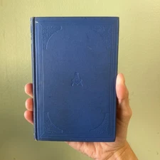 Antique Masonic Monitor Book Blue Cloth George Thornburgh Freemasonry