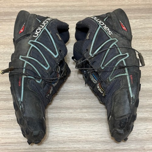 Salomon Sneakers Men 9 Black Speedcross 4 GTX Gore-Tex Trail Running READ - Picture 5 of 9