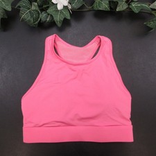 Fabletics Bra Women's S Pink Racerback Wireless Sports Bra Athletic Top