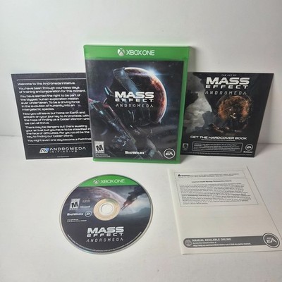 Mass Effect Andromeda Xbox One Case Disc Manual Inserts BioWare EA RPG
