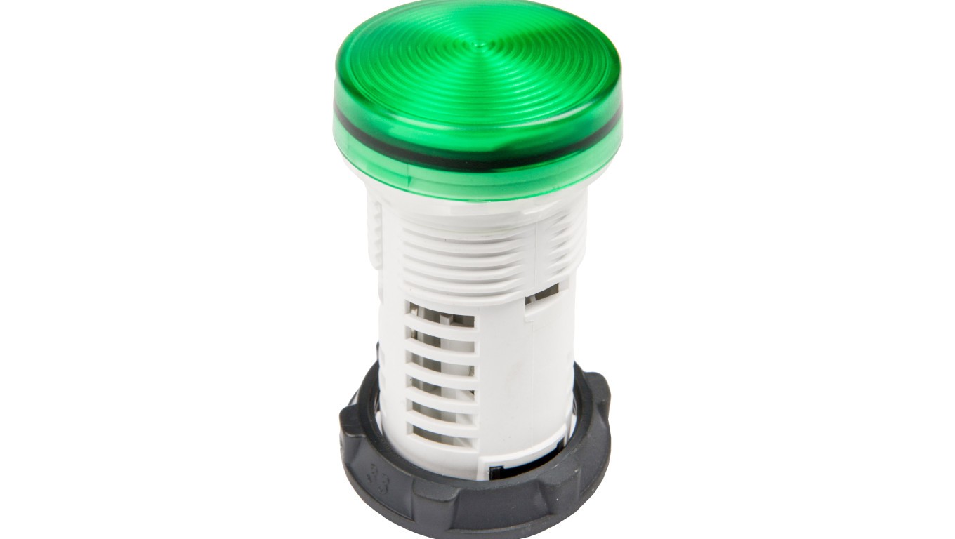 Lampe de signalisation LED verte Harmony XB7 230V, XB7EV03MP - Image 2