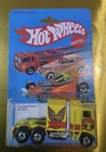 1983 Hot Wheels Vtg. Yellow Thunder Roller BW HK #3924 ××BAD CARD××