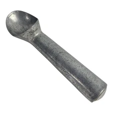 Vintage Unbranded Aluminum Liquid Filled Ice Cream Scoop 7" Solid Easy Scooper