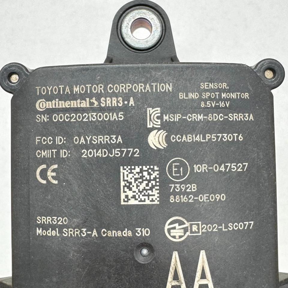 Оригинальный датчик объектов радар монитор слепых зон 20-22 Lexus RX350 RX450h 88162-0E090 - Изображение 2 из 4