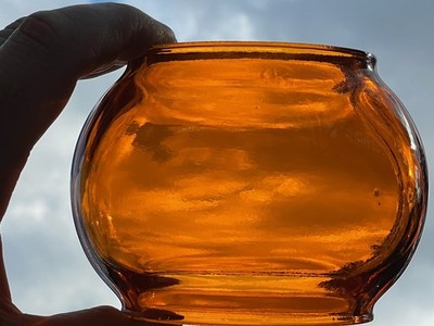 Amber/Yellow  Kopp Short Globe Railroad Lantern