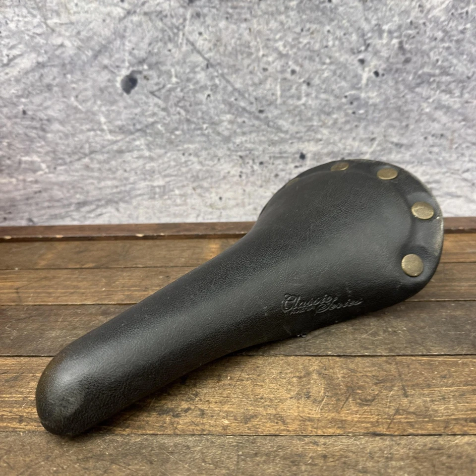 Sillín de bicicleta Aviner Classic Series remachado asiento retro Fixie Randonneur carretera Foto 3 de 4