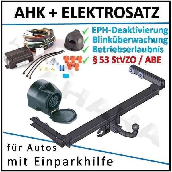 AnhäNgevorrichtung FüR MB E-Klasse S210 S-210 96-03 Eph-Abschaltung Einparkhilfe-image