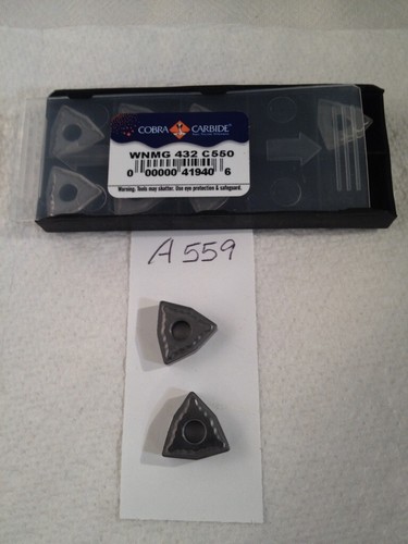 NEW S20R-MWLNR08 STEEL BORING BAR W/ 10 COBRA WNMG 432 CARBIDE INSERTS (A559) - Picture 2 of 8