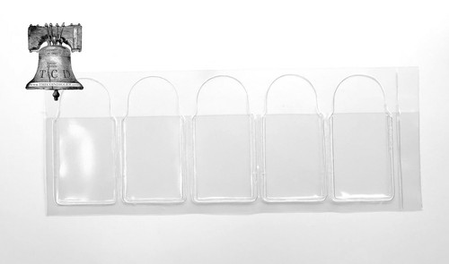 100 Vinyl Flip Sleeve 1oz Silver Gold Copper Bar Ingot Holder Bars Single Pocket - Picture 6 of 6