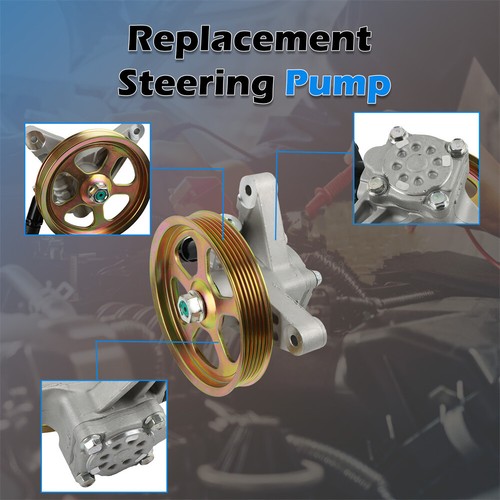 Power Steering Pump w/ Pulley For 2003-2013 Honda Pilot Odyssey Acura MDX 215442 - Picture 4 of 10