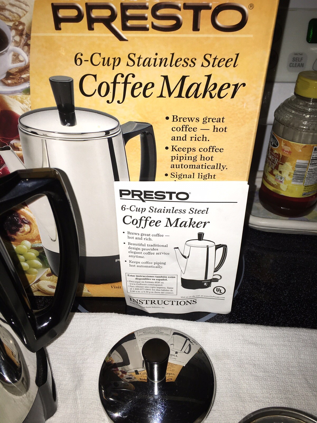 Presto 02822 6-Cup Stainless-Steel 