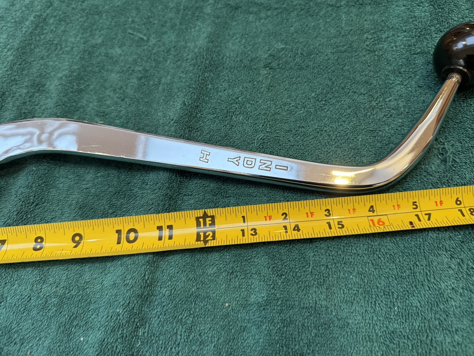 Vintage Automotive Hurst Indy H Shifter Handle Lever Chrome  Stick Shift NICE !!