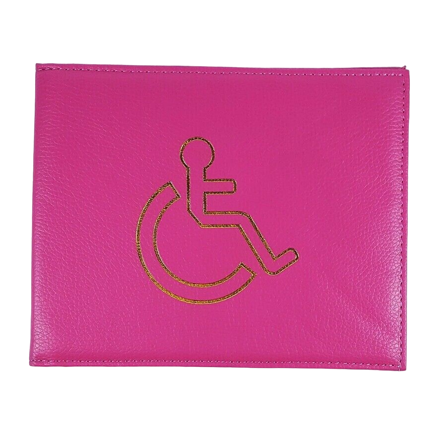 DISABLED blue BADGE holder hologram safe parking permit display cover