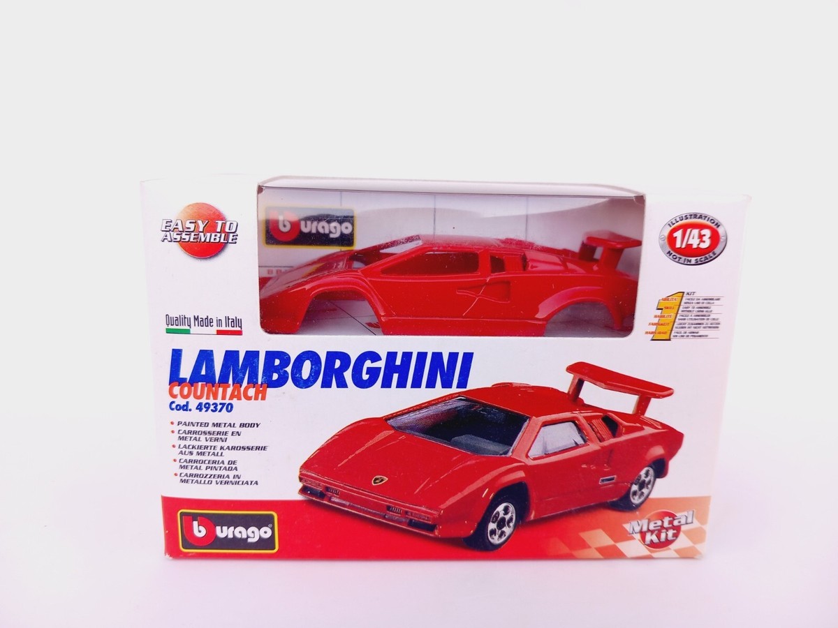 1/43 BBurago 49370 Lamborghini Countach factory sealed metal kit