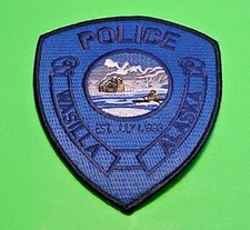 WASILLA  ALASKA  AK  EST. 1993 TYPE #1  ( CENTER COLOR VARIETY )  POLICE PATCH