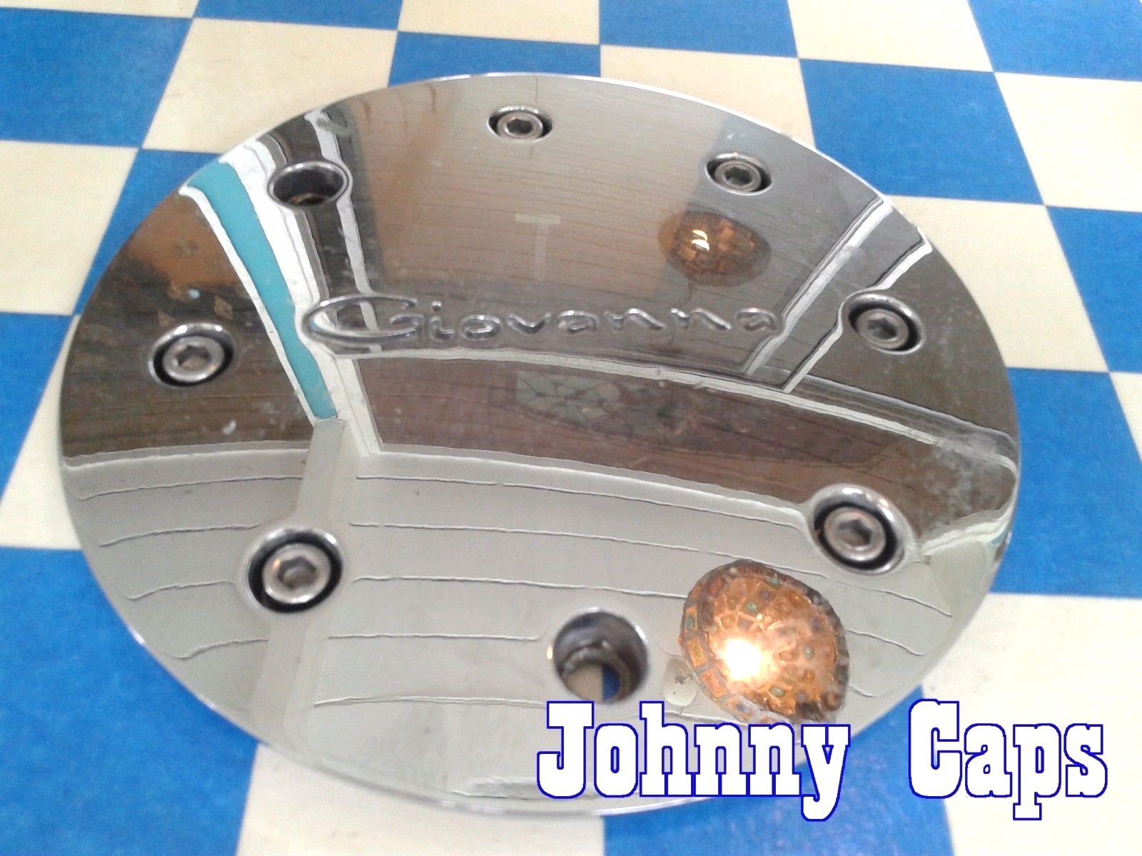 Giovanna Wheels Chrome Center Caps #N/A Custom Wheels Center Cap (1)-image
