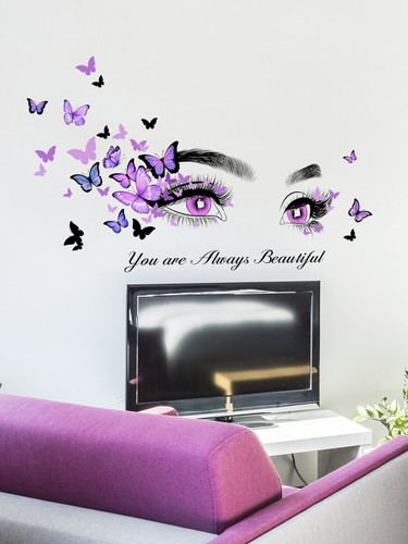 You Are Beautiful Figure Graphic Wall Sticker Self Adhesive Vinyl Bedroom Decor - Picture 3 of 9