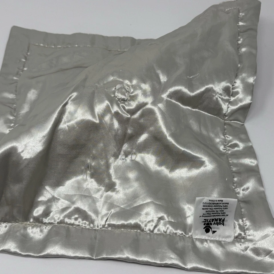 "Oso de peluche Miami Hurricanes Lovey manta de seguridad borde satinado bebé fanáticos 13""" Foto 3 de 4