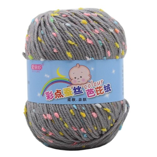 50g/Rolle Woll garn Baby Baumwolle Garn kugel Häkel garn Für Korb Teppiche - Bild 5 von 22