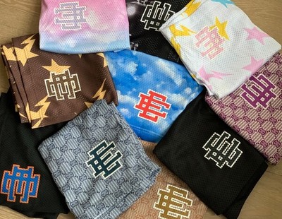 Eric Emanuel Sweatpants Mesh Drawstring American Style Shorts