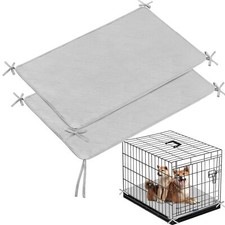 Waterproof Dog Crate Mat with Rope 2 Pack 30   X19    Washable Pee Pads for Dog...