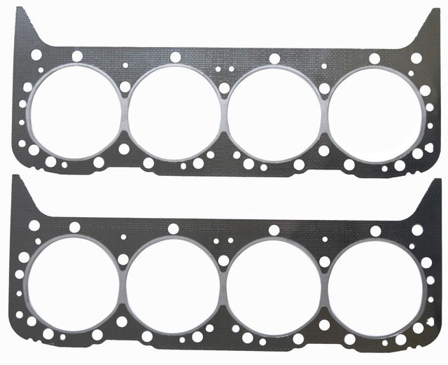 Two 2 SBC Small Block Chevy Head Gasket Graphite Stainless Steel