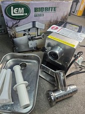 LEM Food Grinder Big Bite #5 .35 Horsepower Stainless Steel Electric Heavy Duty