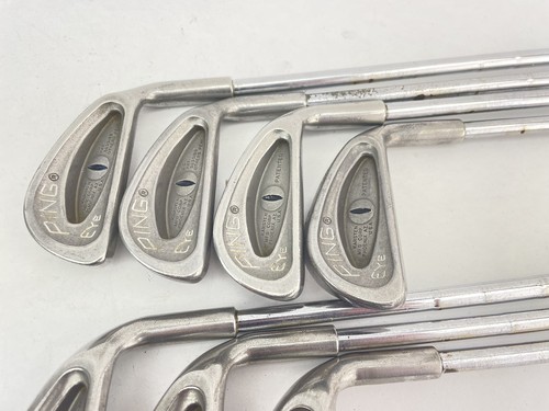 Ping Eye Iron Set 3-9 Iron Black Dot /Regular Flex Steel /Right /New Grips/17704 - Picture 2 of 19