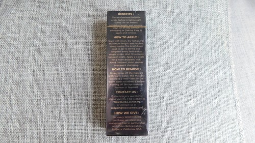 WOWCOMBO My Amazing Lashes Rich Black New Sealed #530 - Picture 2 of 3