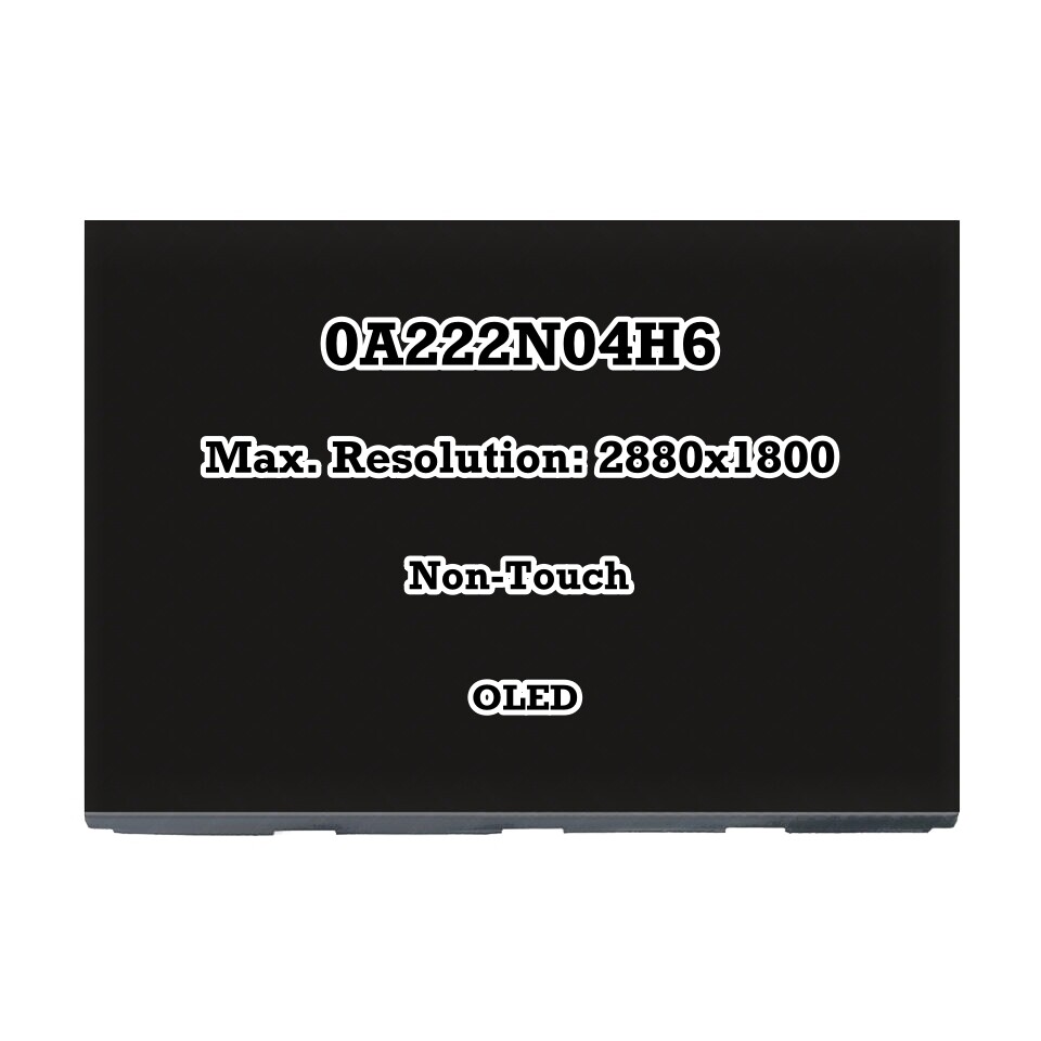 14.5"" 16:10 120Hz 2.8K OLED IPS Display Panel LCD Screen 0A222N04H6 2880x1800