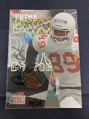 1999 SKYBOX PREMIUM DAVID BOSTON PRIME TIME ROOKIES AUTO AUTOGRAPH /25 ...