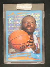 2005-06 Topps Chrome #252 Deji Akindele Blue Xfractor #/90