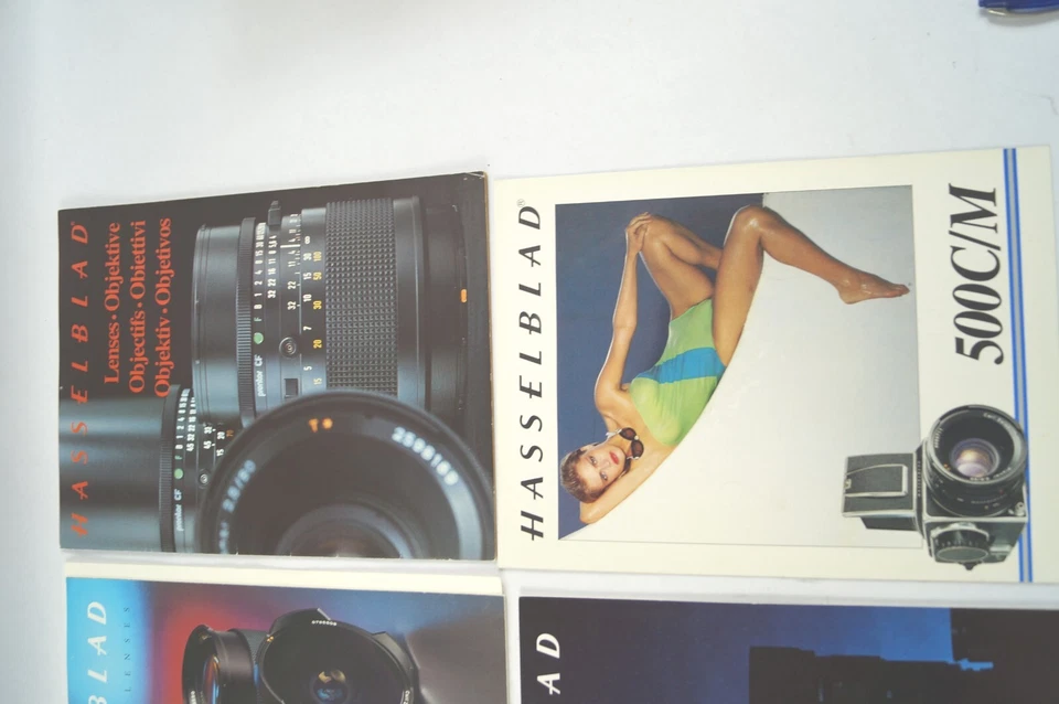 LOTE (7) Folletos Folletos Hasselblad Modelos 500CM Cindy Crawford Años 90 De Colección C241 Foto 3 de 4