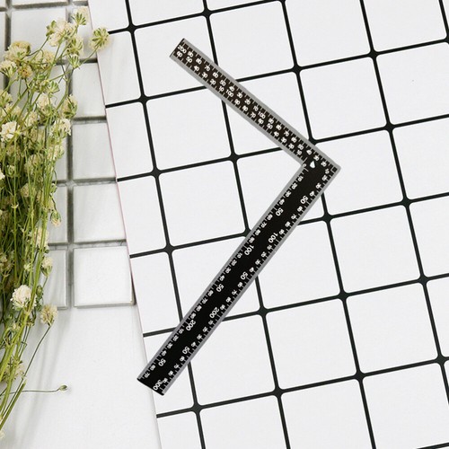 FastUU Équerre D'Arc En Acier Inox – Règle En T Pour Arcs Classiques & Poulies, Clip Corde, Mesure Précise