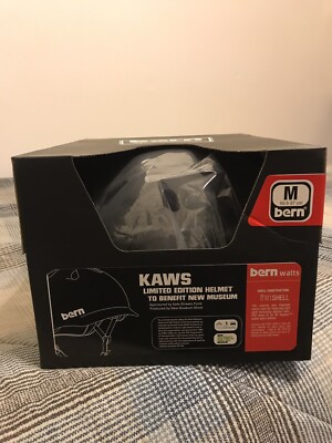 Kaws X Bern Watts Limited Edition Bicycle Helmet New Medium Only 500 Made