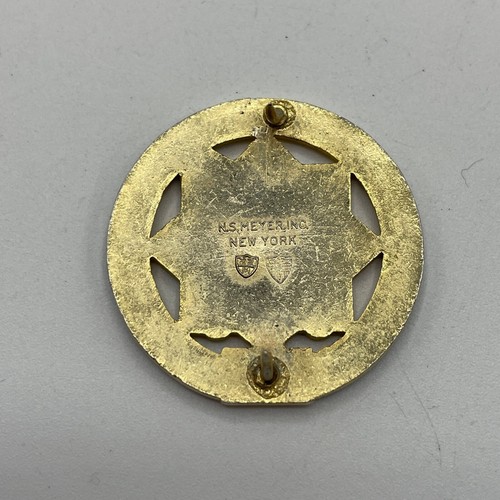 1er Regimiento de Caballería del Ejército de los Estados Unidos Insignia Animo y Fide Doble Pin NS Meyer NY 22 - Imagen 2 de 3