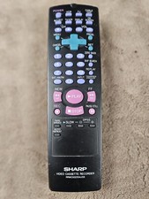SHARP Video Cassette Recorder VCR Remote Control RRMCG0235AJSB