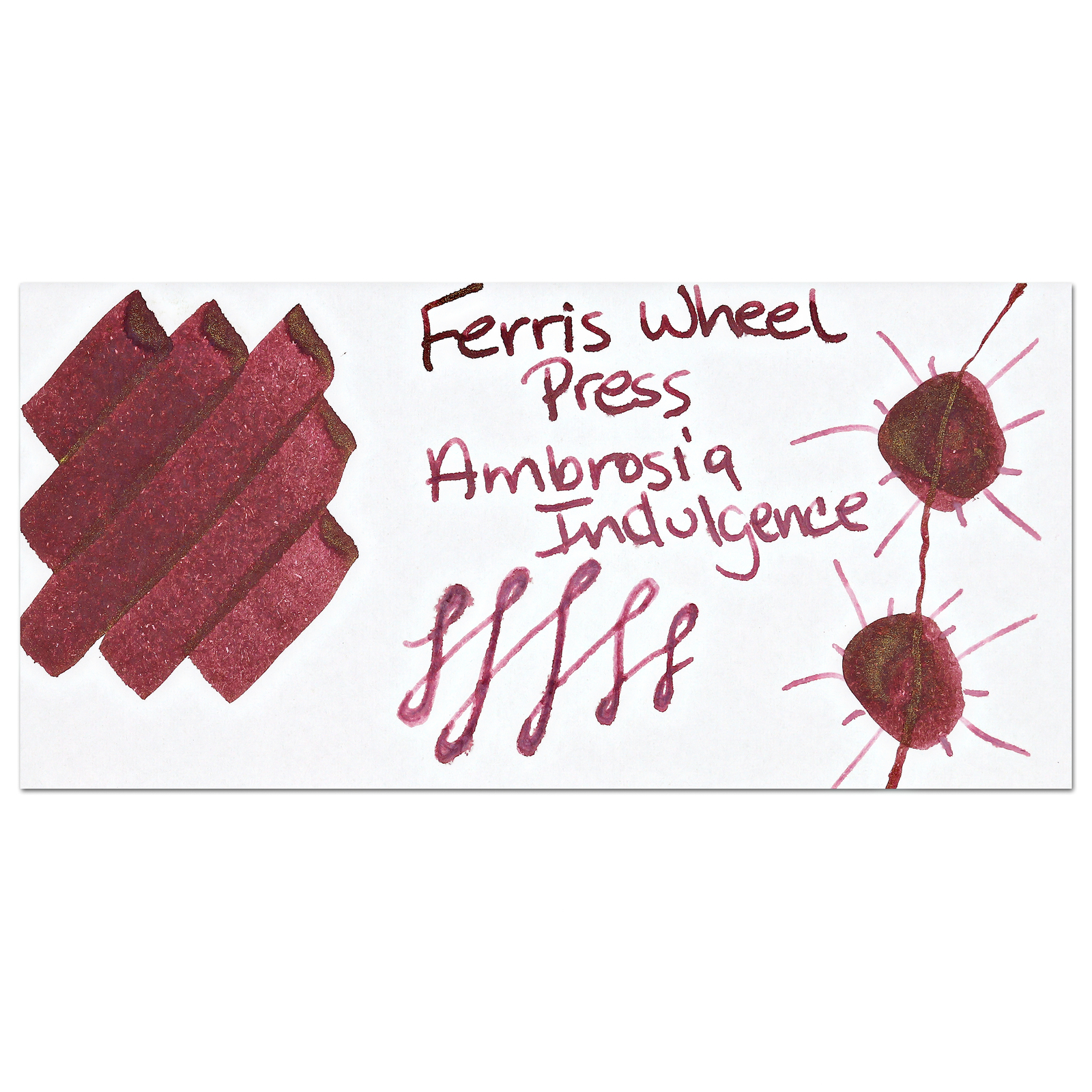 Ferris Wheel Press Bottled Ink for Fountain Pens in Ambrosia Indulgence - 20 mL