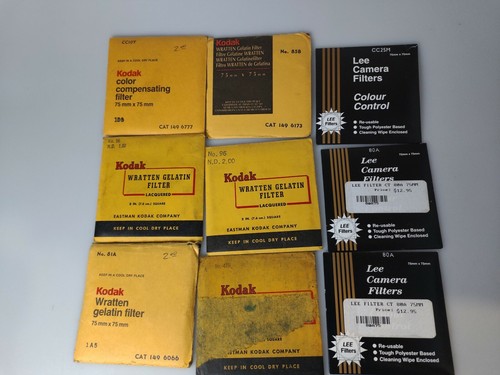 Kodak Wratten Gelatin Filters  (L27) - Picture 1 of 5