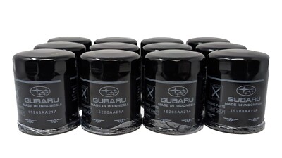 Subaru Engine Oil Filter & Crush Gasket Kit 15208AA21A & 803916010 - 12 pack