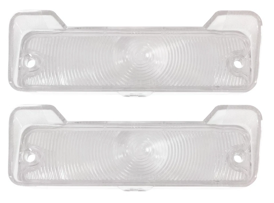 1966 66 Chevelle Malibu El Camino Parking Light Lens Clear Pair - Image 1 of 4
