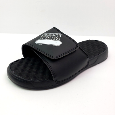 ISlide Mantra Mens Size 6 Womens Sz 7 Black Skate Fam Slip  display picture 1