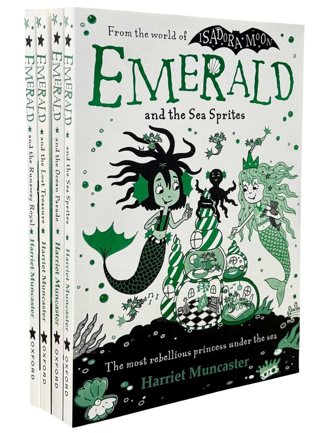 Emerald Series World Of Isadora Moon 4 Books Collection Set by Harriet Muncaster