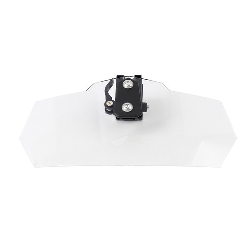 Clear Motorcycle Adjustable Clip-On Windshield Extension Spoiler Wind Deflector - Picture 4 of 12