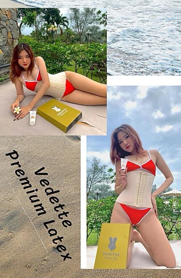 Cinturón Vedette de látex talla L DESNUDO (solo Đai nit bụng) Foto 3 de 4